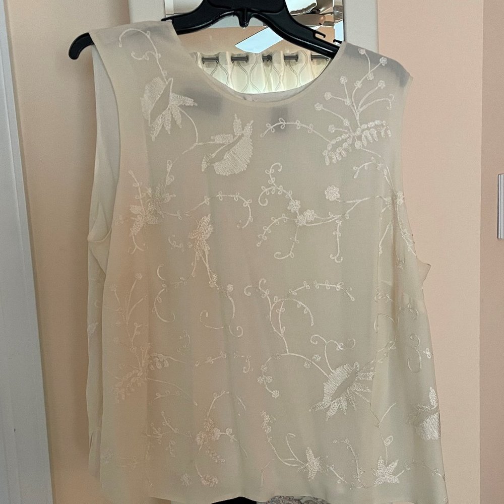 dana buchman 2 piece plus size top